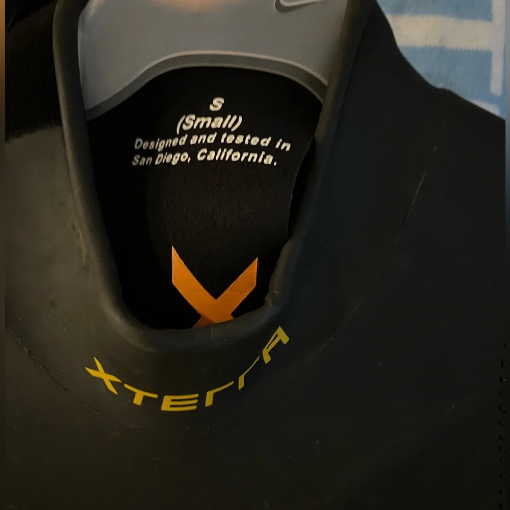 Xterra Men's Black & Yellow Vortex 4 Wetsuit - Swim Performance